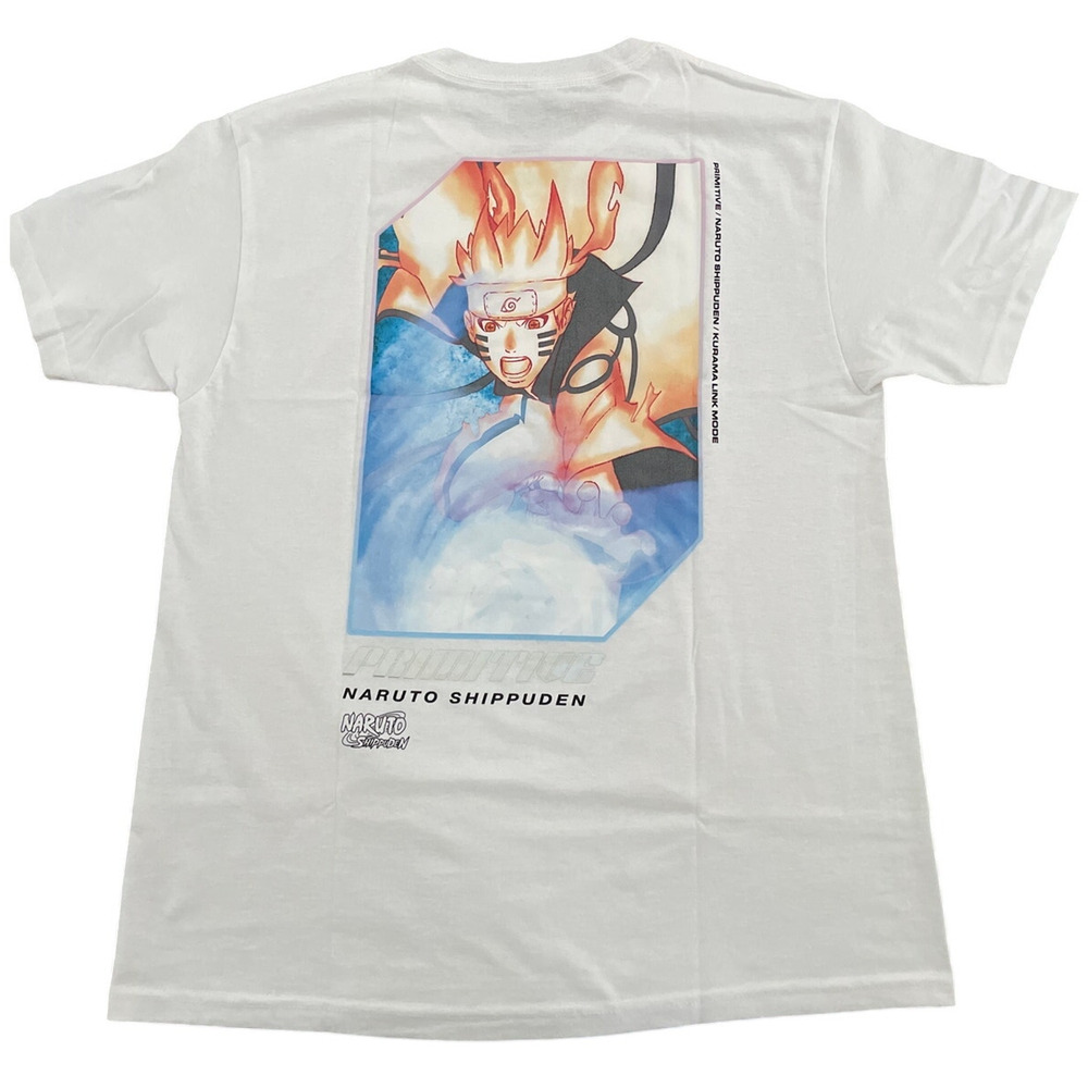 Primitive Naruto Shippuden Anime White T-Shirt Sz Small NWOT